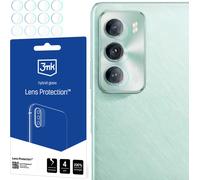 3mk verre hybride Lens Protection pour Oppo Reno 12 caméra lentille de la caméra 0,16mm 6H (4 pièces)