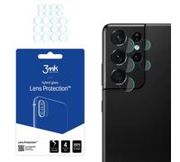 3mk verre hybride Lens Protection pour Samsung Galaxy S21 Ultra 5G lentille de la caméra 0,16mm 6H (4 pièces)