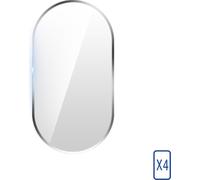 3mk verre hybride Lens Protection pour Xiaomi Mi 11 Lite 4G/5G/11 Lite 5G NE lentille de l'appareil photo 0,16mm 6H (4 pièces)