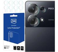 3mk verre hybride Lens Protection pour Xiaomi POCO M6 Pro 4G caméra lentille de la caméra 0,16mm 6H (4 pièces)