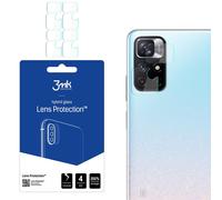3mk verre hybride Lens Protection pour Xiaomi Redmi Note 11 5G caméra lentille de la caméra 0,16mm 6H (4 pièces)