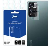 3mk verre hybride Lens Protection pour Xiaomi Redmi Note 11 Pro+ 5G caméra lentille de la caméra 0,16mm 6H (4 pièces)