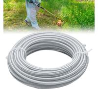 3mm x 50m Cutting Wire Steel Wire Strimmer Wire Steel Wire for Strimmer Steel Wire for Strimmer Strimmer for Weed Grass Yard Garden