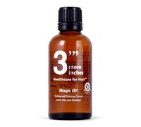 3'''More Inches Magic Oil 50 ml - Sérum coiffant et de finition - Lisse les frisottis et les mèches rebelles - Pour des cheveux brillants et sains - Sans silicone - Huiles pour cheveux