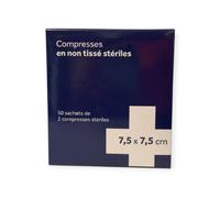 3MSanté Compresses Stériles Non Tissées 7,5x7,5 cm