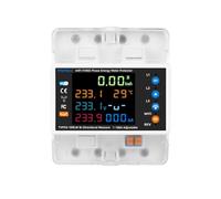 3P 100A Tuya wifi intelligent compteur d'énergie bidirectionnel fuite surtension protecteur relais interrupteur limiteur de courant