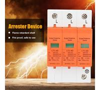 3P 20kA-40kA 420vAC House Surge Protective Low voltage Arrester Device