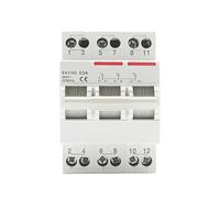 3P 40A 63A MTS Dual Power Manual Transfer Interlock Circuit Breaker Din Rail Isolating Discounnecting Switch AUOQKQUT(63A)