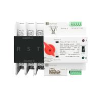 3P Din Rail ATS Dual Power Commutateur de transfert automatique 3 phases Alimentation sans interruption 63 A 100 A 125 A 1 pièce (100 A)