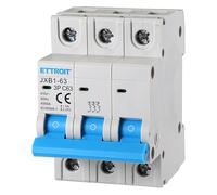 3P Interrupteur thermique tripolaire 220V et 380V pour monophasé et triphasé nécessite 3 modules DIN disponibles 10A, 16A, 20A, 25A, 40A, 63A (3P 63A)
