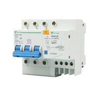 3P + N 3 pôles 16A 400V ~ petit disjoncteur de fuite de terre Protection contre les surintensités résiduelles domestiques RCBO DZ47LE-C16-3p Interrupteur automatique (Size : 32A)