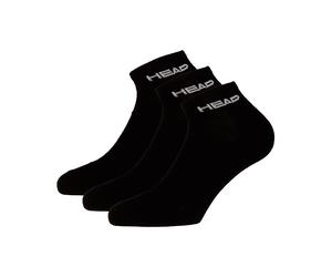 3p Of Black Head Tennis Sneaker Socks 39/42 39/42