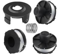 3P Spool Edge Cutting Thread,Replacement Spool,Replacement Spool,Compatible with Makita DUR181,DUR181Z,DUR181RF 195858-1/196146-9,with 1 Cap and 1 Spring for Cutting