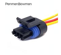 3p Wire Harness 1 Pc With 15cm Wire Delphi-Prise De Surveillance De L'oxygène Automatique, Prise Femelle Sfp, Capteur De Pression D'admission De Voiture, Connecteur De Fil, 12162190, 2 Broches, 3 Broc