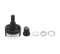 3P4T 3 4 Position Simple Bande Selecteur Commutateur rotatif avec Bouton