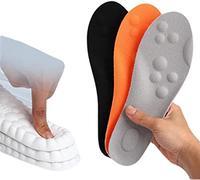 3Pairs Semelles en forme de U Comfort Starter à température constante,Semelles Orthopédiques Soutien La Voûte Plantaire,Semelles Intérieures en Mousse à Mémoire Forme 4D,semelles intérieures (37-38)