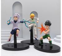 3pc 15cm Hunter x Hunter GON FREECSS Figurine de l'anime Killua Zoldyck Figurine Kurapika Figurine Adulte Collectible Model Doll Toys
