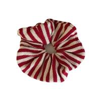 3pc Colorful Striped Ponytail Knitted Hair Scrunchies For Women(Color 3)