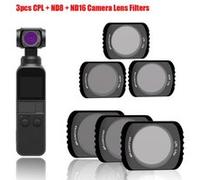 3PC CPL + ND8 + Filtres ND16 Camera Lens pour Pocket DJI OSMO G