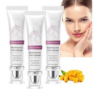 3pc Crème contour yeux revitalisante à la mangue | Sérums poches et yeux mangue | Crèmes réparatrices à l'acide hyaluronique l'eczéma oculaire | Crèmes Huiles raffermissants pour soins peau, cernes