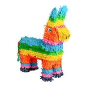 3pc Ensemble Pinata Âne avec Bâton et Bandeau Bâton Bleu Fête d'Anniversaire Jeu