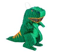 3pc Ensemble Pinata Dinosaure avec Bandeau et Bâton Rose Fête d'Anniversaire