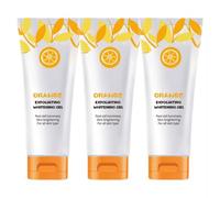 3PC Gel Exfoliant Blanchissant, Orange Purifying Exfoliating Gel, Orange Exfoliating Scrub, Orange Gommage Corporel Exfoliant Gel Face Whitening, Deep Cleansing Face And Body Exfoliating Scrub Gel
