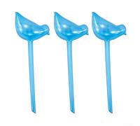 3PC PVC Plant Watering Stakes 25cm Transparent Bird Design | PVC Material, 25cm Size, Transparent Water Level View, Auto-release Hydration, Indoor Outdoor Use, Multicoloured Bird Shape