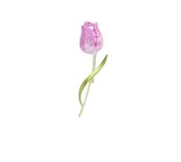 3pc Resin Tulip Brooch For Women Unisex Rhinestone Flower Pin Pearl Plant Lapel Banquet Party Backpack Gifts Jewelry Accessories(Purple1719)