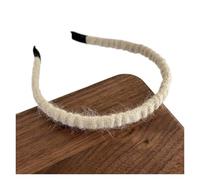3pc Retro Autumn Winter Knitting Headbands Fashion Plush Elastic Hair Bands For Woman Girls Simple Sweet Temperament Hair Hoop(A)