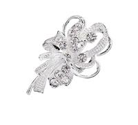3pc Rhinestone Brooch Pin Scarf Ring Buckle Wedding Women Crystal Bouquet Corsage
