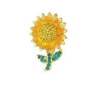 3pc Romantic Flower Brooches Women Rhinestone Crystal Pearl Rose Brooch Pins Clothing Jewelry Accessories(XD825191)