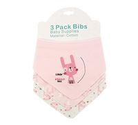 Zerodis 3pc/set Bavoirs Bébé Bandana Bavoir Coton Doux Triangle ConfortableBavette Protéger les Vêtement des Bébés Bavoirs Pour Enfant Bébé Bandana 0-24 mois (Lapin)