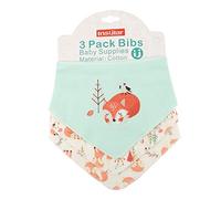 3pc/set Bavoirs Bébé Bandana Bavoir Coton Doux Triangle ConfortableBavette Protéger les Vêtement des Bébés Bavoirs Pour Enfant Bébé Bandana 0-24 mois (Renard)