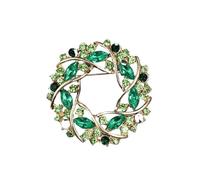 3pc Vintage Crystal Water-drop Brooches For Women Men Designer Elegant Rhinestone Flower Brooch Pin Party Office Jewelry Gift(BR2393-2)