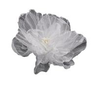 3pc White Silk Flower Hairpins Side Clips For Bride Wedding Hair Accessories Super Fairy Floral Headpieces Hairclips For Women Party(Color -19)