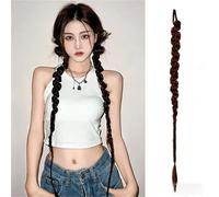 3pc Wig Fried Dough Twists Braid Spice Girls' Dirty Handmade Hair Hip Hop Boxing(PY09-2-33)