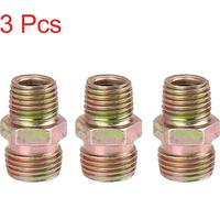 3pcs 1/4" NPT à M16 x 1.5mm Adaptateur mâle raccord tuyau air