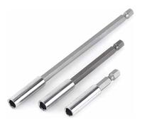 3Pcs 1/4"" Porte Embouts Magnétique Extension de Vissage Tournevis Tige Hexagonal 60mm 100mm 150mm Rallonge Embout Visseuse