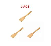 (3PCS)10/5/3/2/1PCS Bamboo Spatula Natural Bamboo Wood Kitchen Spatula Spoon Cooking Utensils Dinner Food Shovel Kitchen Accessories