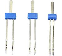 3PCS 2/3/4MM Double Twin Needles Double Twin Sewing Pins Accessoires pour machines à coudre