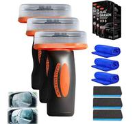 3Pcs 2026 Handheld Glass Oil-Film Remover,New Upgrade Emulsion Cleaner Glass Cleaning Board,Oil Film Remover For Car Windshields And Windows,Improve Driving Visibility