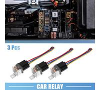 3pcs 24V 80A SPDT Voiture Relais 5 Broche 5 Fils avec Harnais Prise Brancher