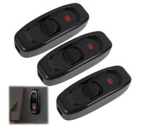 3pcs 250V 10A In-Line Switch Cord Device, Interrupteur De Cordon Avec Indicateur LED, Petit Interrupteur Bipolaire Noir, Bouton On/Off Pour Lampe De Table, Lampe De Bureau, Lampe De Chevet