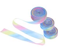 3pcs 25mm 10 Yard Ribbons pour la décoration de paquet cadeau Hair Wedding Party
