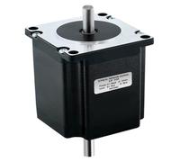 3Pcs 2Phase Nema23 57 Stepper electronic starter 2Nm 270ozin 3A 76mm 8mm Shaft 57HS76 Step Engine 4 Lead IINKUEYK(Dual Shaft,6.35mm)