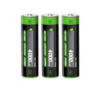 3pcs 3.7V 4000mAh VC-1840 Tip Li-ION Rechargeable Battery Replacement for Flashlight Headlamps