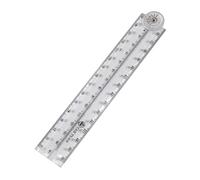 3PCS 30cm Clear Flexible Flat Pliage Règle Flexible Pour L'école De Bureau Dessin Règle De Mesure Pliable En Plastique