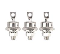 3Pcs 40HFR120 Module de Diode 40A Diode de Redresseur en Spirale de Remplacement en Fer pour pièces de générateur Capacité de Courant élevé Matériau métallique Durable Stable (Negative Pole)