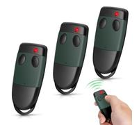 3PCS 433.92 MHz Télécommande Portail et Bip Portail Universelle, 2 Canaux Télécommande Porte de Garage Compatible avec Cardin S449 QZ2, S449 QZ1, TXQ449100, TXQ449200